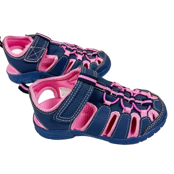 Falls Creek Navy And Pink Jill Sandals Size 12M - Picture 7 of 9